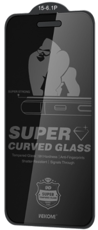 Wekome защитное стекло антишпион 360° для iPhone 15 Pro Max