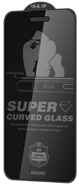 Wekome защитное стекло антишпион 360° для iPhone 15 Pro Max