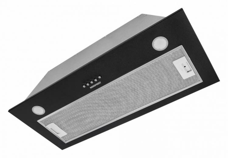 Встраиваемая вытяжка NORDFROST FB 9060 B / 550 м/ч, 140 Вт, режимы - отвод/циркуляция, ширина - 70 см