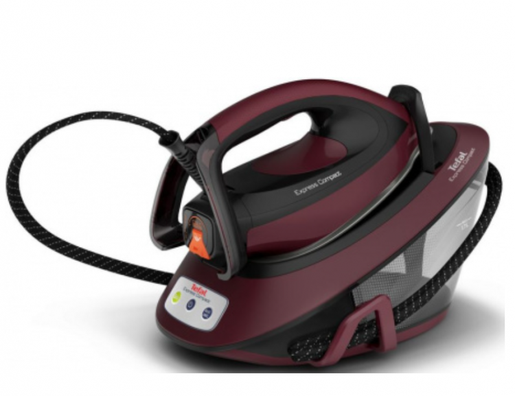 Парогенератор Tefal Express Compact SV7130E0 | Потребляемая мощность (Вт): 2600 | Максимальное давление пара (бар): 6 | Производительность подачи пара (г/мин): 125 | Скорость парового удара (г/мин): 360