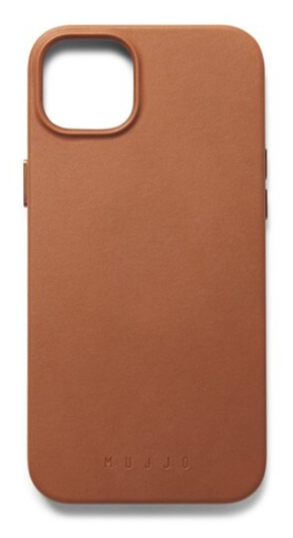 Mujjo Кожаный чехол для iPhone 14 Plus, Коричневый 