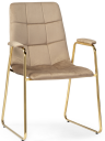 Woodville Стул на металлокаркасе "Lana" бежевый | Ширина - 57; Глубина - 56; Высота - 88 см