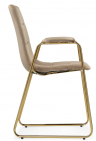 Woodville Стул на металлокаркасе "Lana" бежевый | Ширина - 57; Глубина - 56; Высота - 88 см