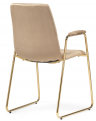 Woodville Стул на металлокаркасе "Lana" бежевый | Ширина - 57; Глубина - 56; Высота - 88 см