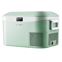 Автомобильный холодильник Бирюса НС-12P2 | Компрессорный, питание от прикуривателя автомобиля, аккумулятора и бытовой сети, объем: 13 л, размер: 28х46,5х32 см, зеленый | Global