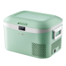 Автомобильный холодильник Бирюса НС-12P2 | Компрессорный, питание от прикуривателя автомобиля, аккумулятора и бытовой сети, объем: 13 л, размер: 28х46,5х32 см, зеленый | Global