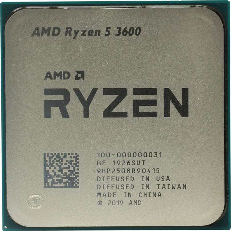 Процессор AMD Ryzen 5 3600 3600 МГц Cores 6 32MB Socket SAM4 65 Вт OEM 100-000000031 Global