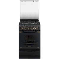Gefest газовая плита 5100-02 0183 | Ретро | Количество конфорок: 4 | Объем духовки: 52 л | Электроподжиг | Габариты (ВхШхГ): 85х50х58.5 см | Цвет: Черный | Global