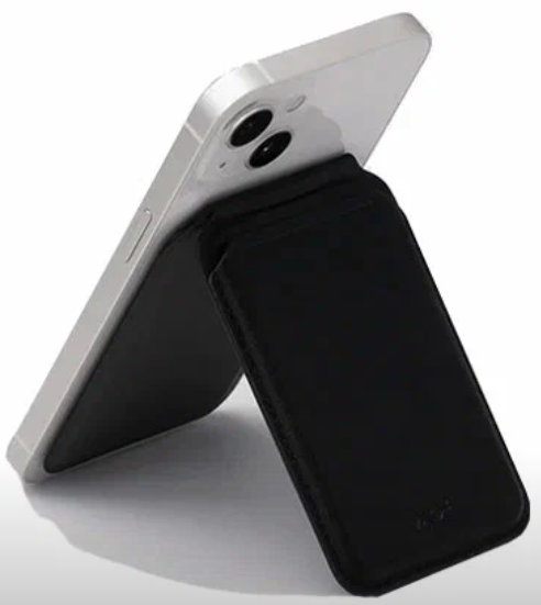 MOFT Картхолдер с раскладным механизмом, совместим с MagSafe | Подставка-кошелек | flash wallet Подставка-кошелек | для iPhone серии 12/13/14/15, Черный