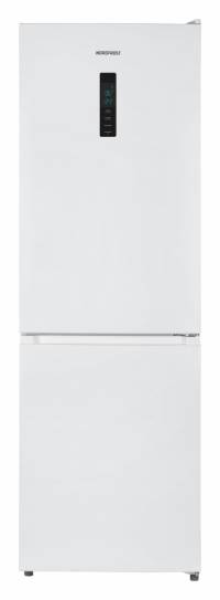 Холодильник NordFrost RFC 350D NFW / 348 л, внешнее покрытие-металл, размораживание - No Frost, дисплей, 59.5 см х 185.3 см х 63.5 см