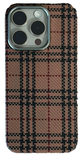 KeepHone Чехол для iPhone 15 Pro Max с MagSafe, Scots Kevilar MC0155 Brown