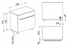 Smeg CG90CIXT | Варочный центр | Тип варочной панели: индукция | Тип духовки: термовентилируемый | Объем духовки: 115 л | Размеры: 77.6 см (высота) x 90 см (ширина) x 64.6 см (глубина) | Страна производства: Италия