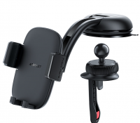 Acefast  автодержатель D5, многофункциональный автомобильный держатель, цвет: черный
