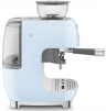 Smeg Кофемашина-эспрессо со встроенной кофемолкой EGF03PBEU | цвет пастельный голубой