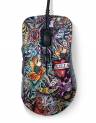Мышь Qumo  Splash M40, проводная, оптическая, 6 кноп., подсв. 7 цв., 1200/1600/2400/3200 dpi, waterprinting