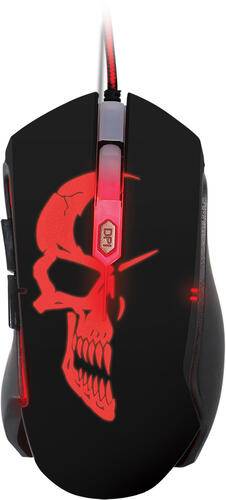 Игр. Мышь Qumo Axe M07, проводная, оптическая, 800/1200/1600/2400 dpi