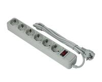 Сетевой фильтр Exegate SP-6-1.5G (6 розеток, 1.5м, евровилка, светло-серый) 266865