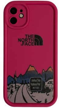 Чехол The North Face для Apple iPhone 12 | Цвет: Розовый