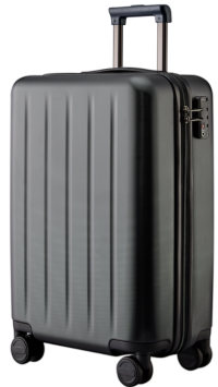 Чемодан NINETYGO Danube Luggage 20" Black 38L | Двойной замок TSA | ВxГxШ 565 мм*230мм*365 мм, JOYA