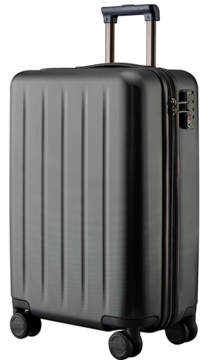 Чемодан NINETYGO Danube Luggage 20" Black 38L | Двойной замок TSA | ВxГxШ 565 мм*230мм*365 мм, JOYA