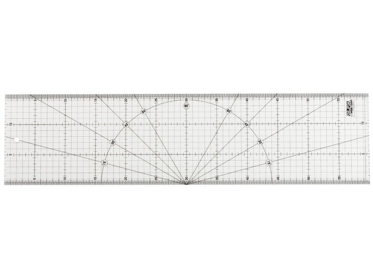 Olfa 150х600мм Линейка разметочная метрическая