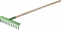 РОСТОК 14 витых зубьев, 430x100x1500 мм, грабли садовые, с деревянным черенком