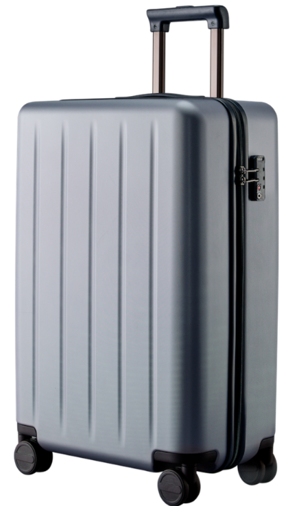 Чемодан NINETYGO Danube Luggage 20" Silver 38L | Двойной замок TSA | ВxГxШ 565 мм*230мм*365 мм, JOYA