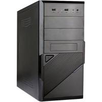 Корпус Minitower ExeGate BA-201-400W-8 (mATX, БП AA400 с вент. 8см, 2*USB, аудио, черный) <EX284020RUS>