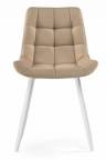 Woodville стул на металлокаркасе Челси, бежевый/белый , 50см*80см / 502083