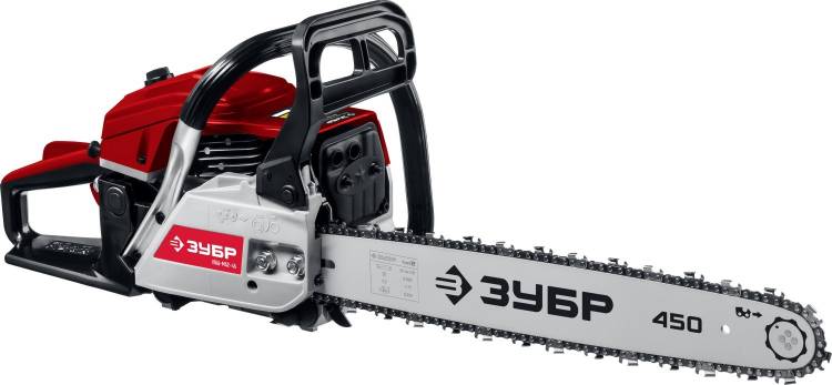 Зубр ПБЦ-М52-45 Бензопила, 52 см3, шина 45 см