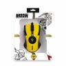 Jet.A Проводная игровая мышь ARROW JA-GH35 жёлтая (800/1200/1600/2400dpi, 6 кнопок, кабель 1.43м, USB)
