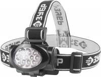 Фонарь ЗУБР Мастер налобный светодиодный, 10Ultra LED, матричный рефлектор, 3 режима, 3ААА
