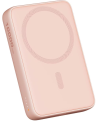 Aukey Внешний аккумулятор Magnetic 5000 мАч | Совместим с MagSafe Qi Pink