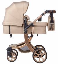 Farfello Коляска трансформер Aimile Original New Gold Кремовый/ Легкая алюминиевая рама / Для детей с рождения до 3 лет /   6961136050359