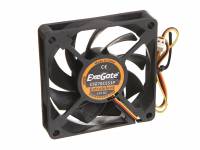 Вентилятор ExeGate ExtraSilent ES07015S3P, 70x70x15 мм, подшипник скольжения, 3pin, 2500RPM, 23dBA <EX283371RUS>