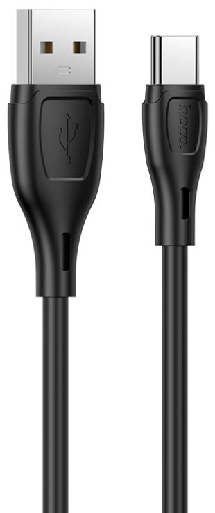 Кабель USB HOCO X61 Ultimate USB - Type-C, 3A, 1 м, силикон, черный