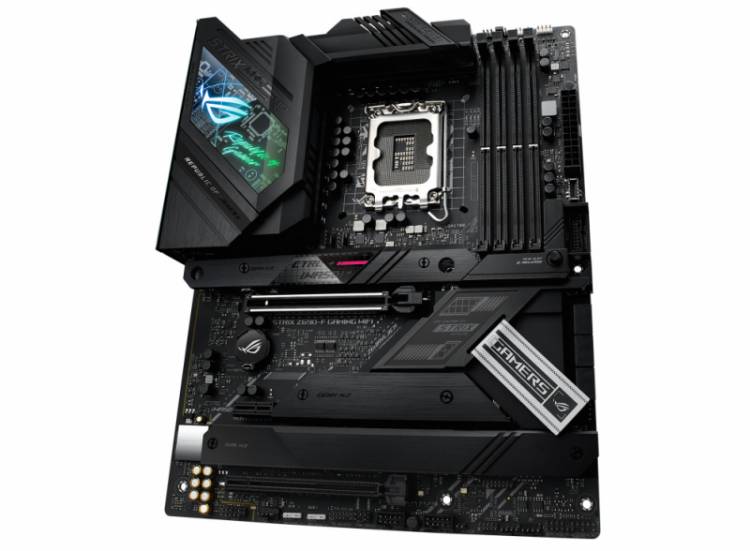 Материнская плата ASUS ROG STRIX Z690-F GAMING WIFI / LGA 1700, Intel Z690, 4xDDR5-4800 МГц, 2xPCI-Ex16, 4xM.2, Standard-ATX Global