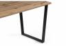 Woodville стол "Лота Лофт" , 120х74х75см , дуб вотан / матовый черный , страна производства - Россия / 489609