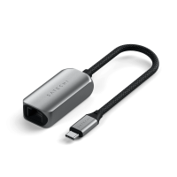 Satechi USB-C Адаптер Ethernet 2.5 Гбит/с — высокоскоростной для MacBook, iPad, ноутбуков (USB-C)