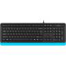 Клавиатура A4Tech Fstyler FK10 черный/синий Global