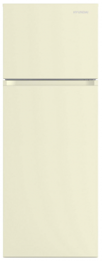 Hyundai двухкамерный холодильник CT5046FBE | объем: 490 л | No Frost | размеры ДхВхШ: 70.3x185.5x70.3см | цвет: бежевый
