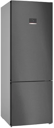 Bosch Холодильник KGN56CX30U | Двухкамерный | Полезный объем: 505 л | NoFrost | Дисплей | Серый | Размер ШхВхГ: 70х193х80 см