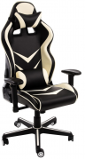 Woodville Компьютерное кресло "Racer" черное | бежевое | Ширина - 70; Глубина - 57; Высота - 120 см