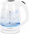 Чайник Hyundai HYK-G2001 1.8л. 2200Вт белый/серый | Мощность: 2200 Вт | Объем: 1.8 л | .22x0.186x0.234 м