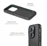 Mujjo Защитный чехол с Magsafe для iPhone 15 Pro Max Shield impact Case, Black