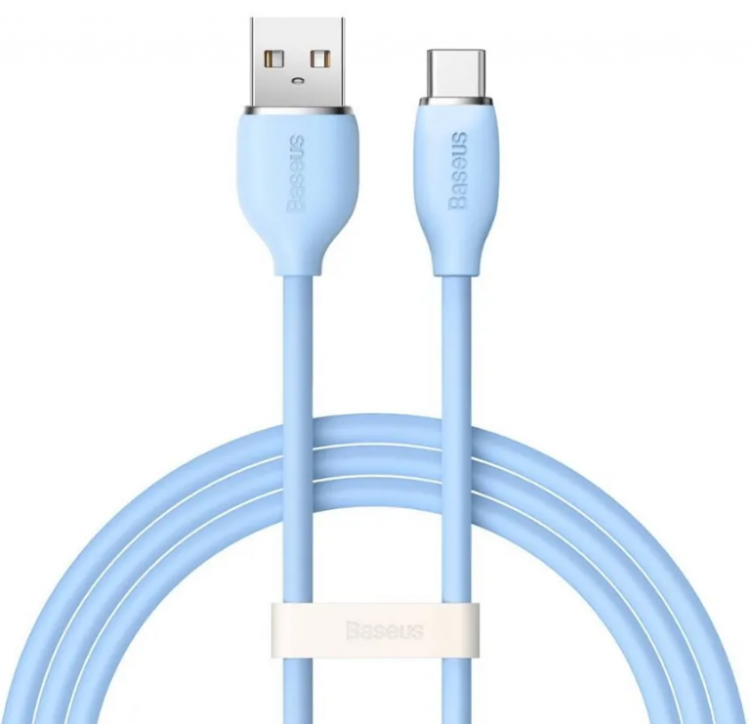 Кабель USB BASEUS Jelly Liquid Silica Gel, USB - Type-C, 5A, 100W, 1.2 м CAGD010003