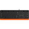Клавиатура A4Tech Fstyler FKS10 черный/оранжевый Global