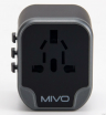 Mivo MС-302 Дорожный адаптер с USB-портами подходящие для большинства стран 