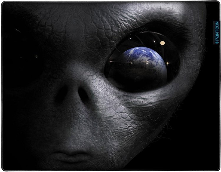 Профессиональная игровая поверхность Jet.A Panteon GP-05SS ALIEN SIGHT малая (покрытие Speed Control, 360x280x3мм)