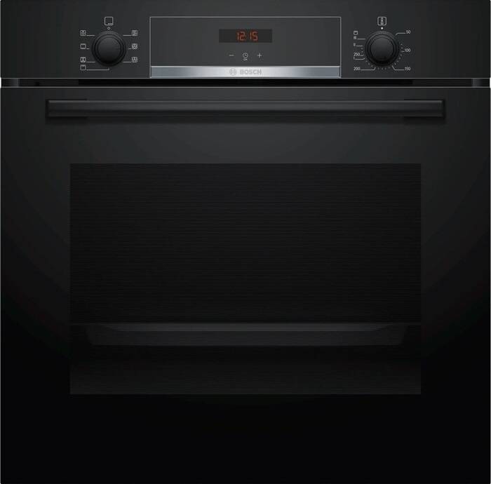 Духовой шкаф электрический Bosch HBA513BB1 / Размеры (ВхШхГ) 59.5 х 59.4 x 54.8 см, 71 л, независимый, до 275 °C, дисплей, гриль, конвекция, черный / Global